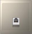 Merten D-Life data socket (nickel metallic)